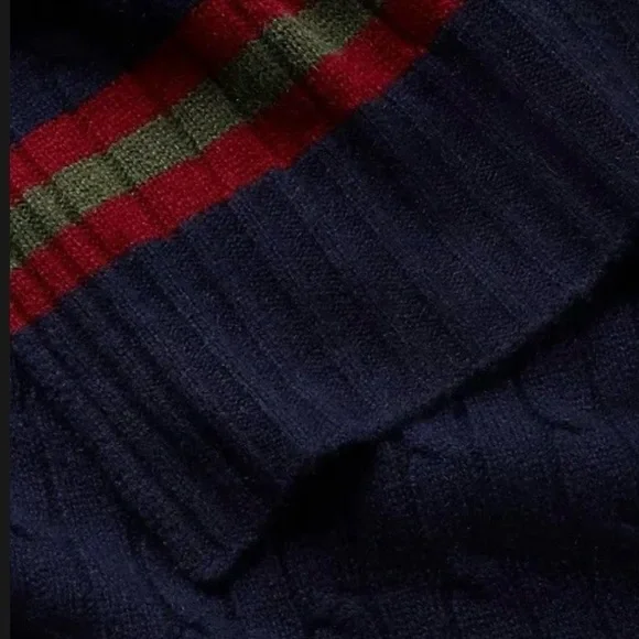 Ralph Lauren (NWT) Cricket Cable Knit, 100% Cashmere Throw - Picture 8 of 10